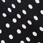 white black polka dot