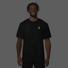 Dalix Robot (Glow in the Dark) Embroidered Relaxed Heavy Soft Cotton T Shirt Mens - 2 of 4