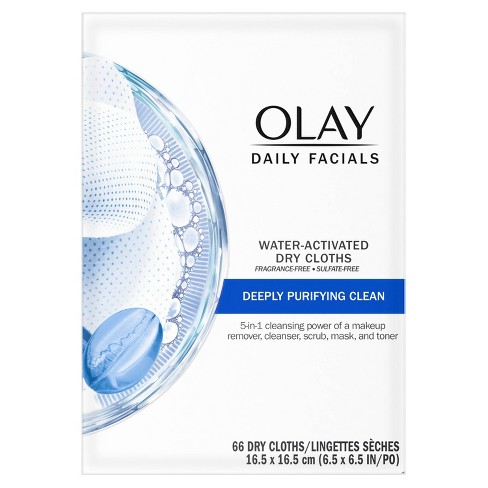 Olay Daily Facials Deep Purifying Cleansing Cloths - 66ct - image 1 of 4
