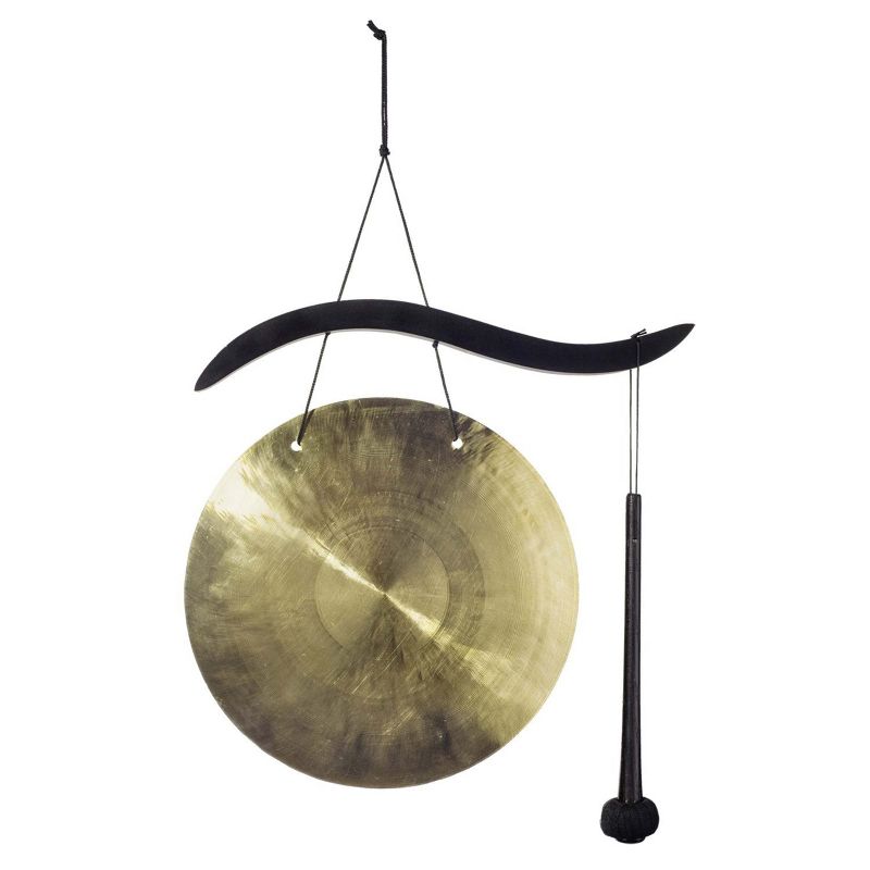 Woodstock Wind Chimes Signature Collection, Woodstock Hanging Gong, 17" Wind Gong WCBHG, 1 of 9
