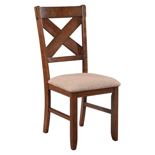 Set of 2 Jackson Side Chair Dark Hazelnut - Powell Company, Brown