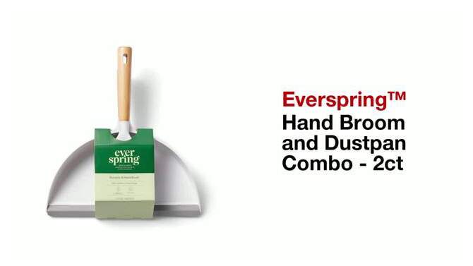 Hand Broom and Dustpan Combo - 2ct - Everspring&#8482;, 2 of 5, play video