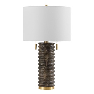 Tova Table Lamp - 25.25 Inch Height - TBL4602 - Dark Grey - Safavieh - 1 of 4