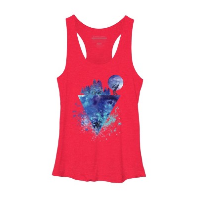 Women's Design By Humans Play Music On The Edge By Maryedenoa Racerback Tank Top