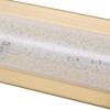 C Cattleya Brushed Gold LED Bathroom Vanity Light Bar with Clear Sandy Glass - 4 of 4