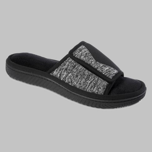 Isotoner Men s Miles Sport Knit Slide Slippers Target