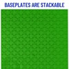 Strictly Briks Classic Baseplates, For Building Bricks, Bases for Tables, Mats, Blue and Green, 4 Pack, 10x10 Inches - 3 of 4