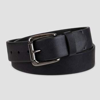 Standard 30 mm Black Leather Belt