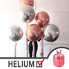 PartyWoo Foil Balloons Silver Round 32 Inch 6 pcs - 3 of 4