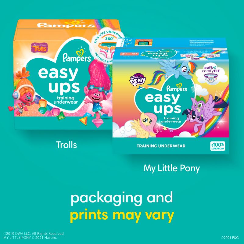 Pampers Easy Ups Girls' My Little Pony Disposable Training Underwear - (Select Size and Count), 3 of 20