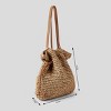 Women's Chic Woven Straw Shoulder Bag - Cupshe - 2 of 4