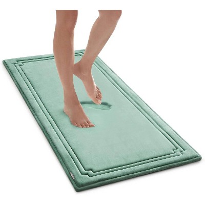 Aqua Memory Foam Bath Mat with Skid-Resistant Base