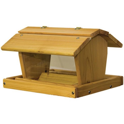 Stovall Cedar Barn Flip Top Mixed Bird Feeder : Target