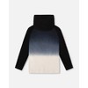 Deux par Deux Boy Organic Cotton Jersey Hooded Raglan Sleeve Tee Black - 3 of 4