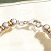Ross-Simons Italian Sterling Silver and 22kt Gold Over Sterling Bead Bracelet - 4 of 4
