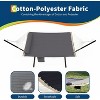 EcoSummer 2 Person Outdoor Cotton Hammock with Metal Stand, Heavy Duty 450lbs Capacity, Dark Grey. - 4 of 4