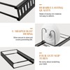 LunaLulinlk Expandable Pots and Pans Lid Organizer Rack, Kitchen Cabinet Pantry Bakeware Organizer and Storage Holder with 10 Adjustable Compartments - 4 of 4