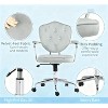Okak Modern Adjustable Swivel Office Chair with Armrests & Wheels,Plush Comfort Task Chair for Home Office,Living Room - 3 of 4