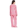 Casual Nights Women's Long Sleeve Rayon Button Down Pajama Set - 3 of 4