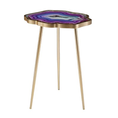 Ingdra Accent Table Purple - Aiden Lane