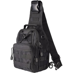 Tactical Shoulder Sling Bag Small Outdoor Chest Pack Backpack for Men Traveling, Sling Backpack - 1 of 4