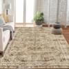 Vintage Boho Area Rug , Non-Slip, Washable, Soft, Short Pile, Non-Shedding Floor Carpet for Living Room,Bedroom Office - 3 of 4