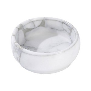 Ruso Weights Marble Smudge Centerpiece Accent Bowl - 1 of 4