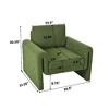 Modern Boucle Accent Chair, Upholstered Armchair, High-Density Foam, Stylish Sofa Chair for Living Room, Bedroom, Home Office, Easy Assembly - 2 of 4
