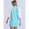 Jess by Meiko Women's StarStruck Raglan Sleeves Oversized T-Shirt Dress - 4 of 4