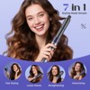 Teendow 7-in-1 Hair Dryer Brush ,Hot Air Styling Brush with Bag,Blow Dryer Brush with Drying,Curling Volumizing& Straightening,Ionic ,Purple - 4 of 4