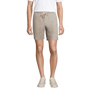 Lands' End Men's 7" Stretch Knockabout Pull On Deck Shorts - 1 of 4