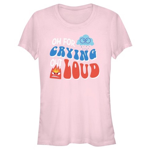 Junior's Inside Out 2 Anger and Sadness Crying Out Loud T-Shirt - image 1 of 4