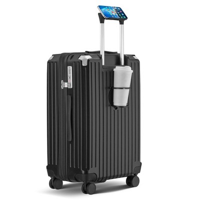 SUGIFT 2-Piece Luggage Set, 20" Carry-On & 24" Checked Suitcase, PC Hard Shell with Spinner Wheels, TSA Lock & Expandable Design