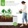 Best Choice Products 8x4x2ft Outdoor Metal Raised Garden Bed, Planter Box for Vegetables, Flowers, Herbs - 3 of 4