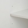 Modern Minimalist White Sideboard Buffet Cabinet with 3 Doors & Shelves for Entryway, Kitchen, Living Room, Bedroom - 3 of 4
