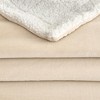 Plush Throw Blanket with Faux Shearling Reverse - Great Bay Home - 3 of 4
