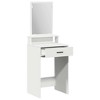 Clihome Modern LED Vanity Desk, Luxurious Dressing Table with Mirror and Smart Storage Solution - 2 of 4