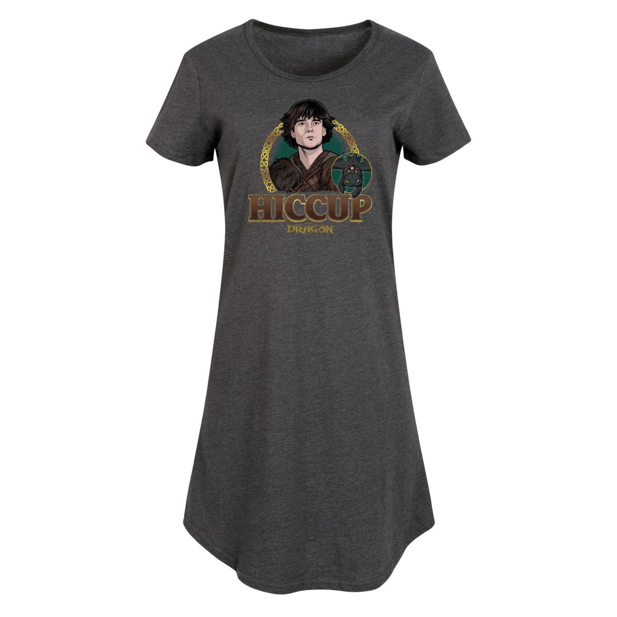 Women's - How To Train Your Dragon - Hiccup Graphic T-shirt Dress