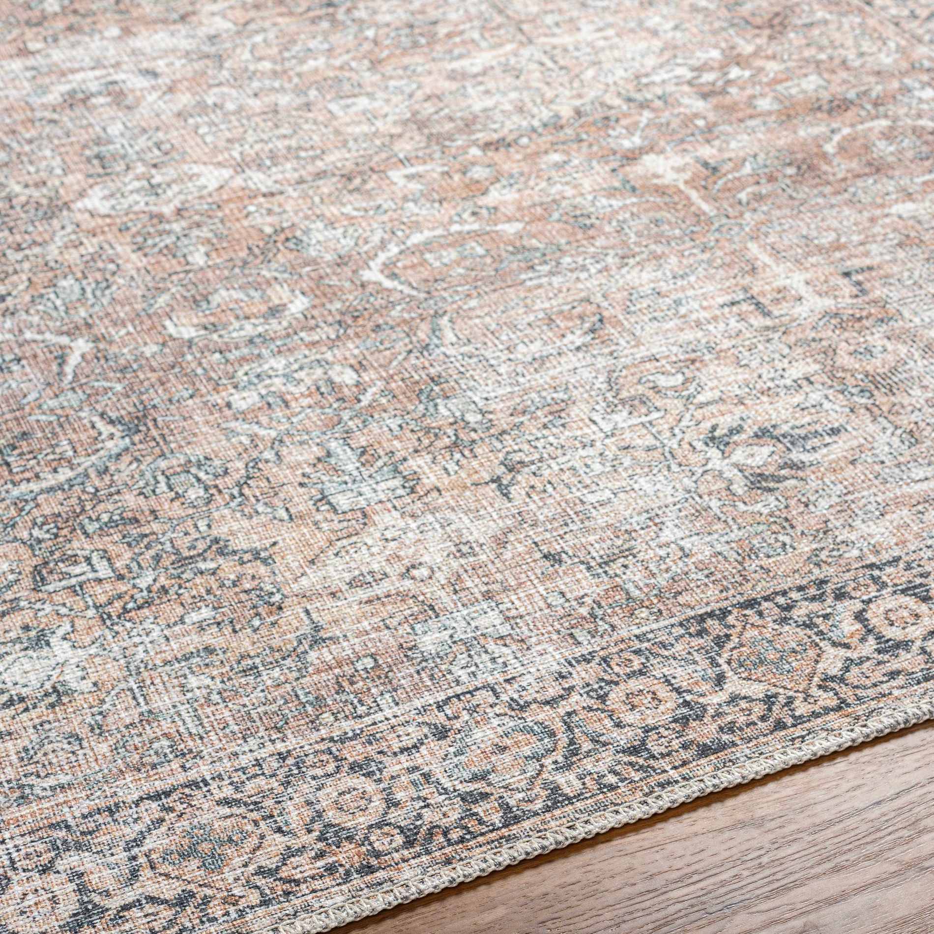 Hauteloom Rectangle Area Rug   Dark Brown