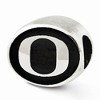 Black Bow Jewelry Sterling Silver University of Oregon Collegiate Bead Charm - 2 of 4