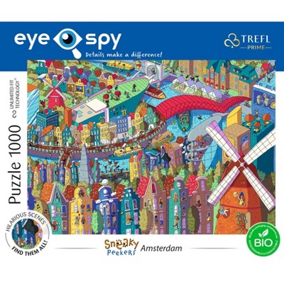 Trefl Eyespy Sneaky Peakers: Amsterdam Netherlands 1000pc Puzzle : Target