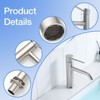 PAGED Tall Bathroom Faucets, Single Hole Bathroom Sink Faucet, Single Handle Vanity Basin Faucet with Stainless Steel Material - 3 of 4