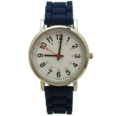 Olivia Pratt Nurse, Medical Professionals and Students Solid Silicone Bold Numbers Women Watch