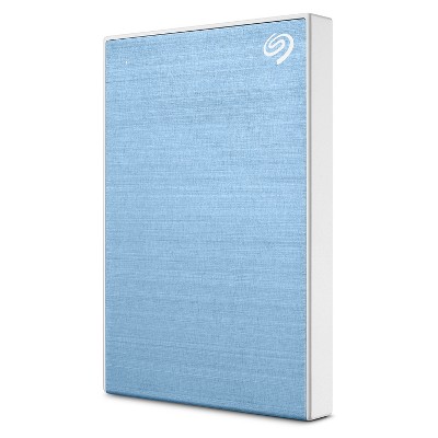 Seagate Backup Plus Slim 2TB External Hard Drive Light Blue USB 3.0 (STHN2000402)
