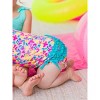 RuffleButts Baby/Toddler Girls UPF50+ Long Sleeve One Piece Rash Guard - 4 of 4