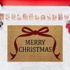 VCNY 1'6"x2'6" Merry Christmas Bow Outdoor Coir Doormat - 3 of 4