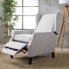 Sapphtopaz Modern Recliner Chair for Bedroom Accent Chair Upholstered Armchair with Wing Back and Studded Push Back Chair for Living Room - 2 of 4