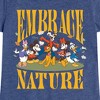 Girls' - Disney - Embrace Nature Fitted Short Sleeve Graphic T-Shirt - 2 of 4