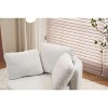 PAGED Teddy Fabric Swivel Accent Chair Modern Living Room Chairs with Back Cushion, Storage Chair for Living Room - 2 of 4
