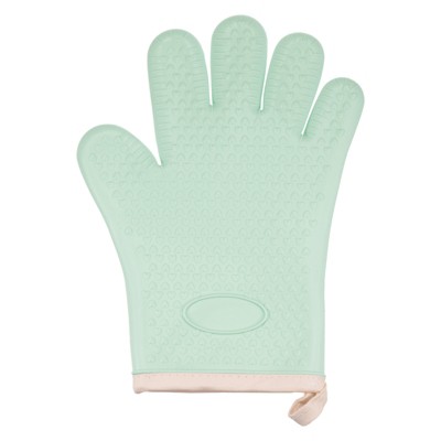 Unique Bargains Heat Resistant Kitchen Textiles Soft Lining Silicone Oven Mitt